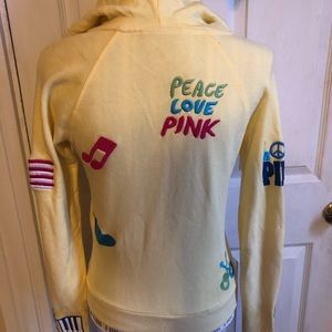 Victoria’s Secret Patch/Stitched Hoodie Sz S -Rare